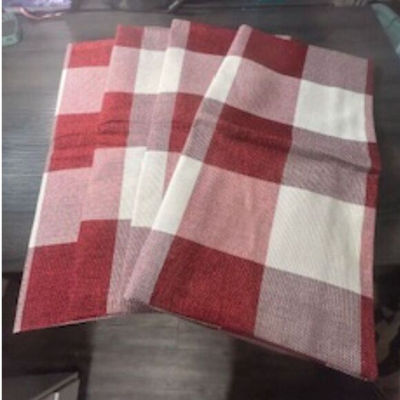 NWT Fixwal Set of 4 Farmhouse Buffalo Plaid Pillow Covers - Picture 4 of 5